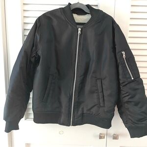 Tilly’s RSQ Sherpa Lined Bomber Jacket Size Medium